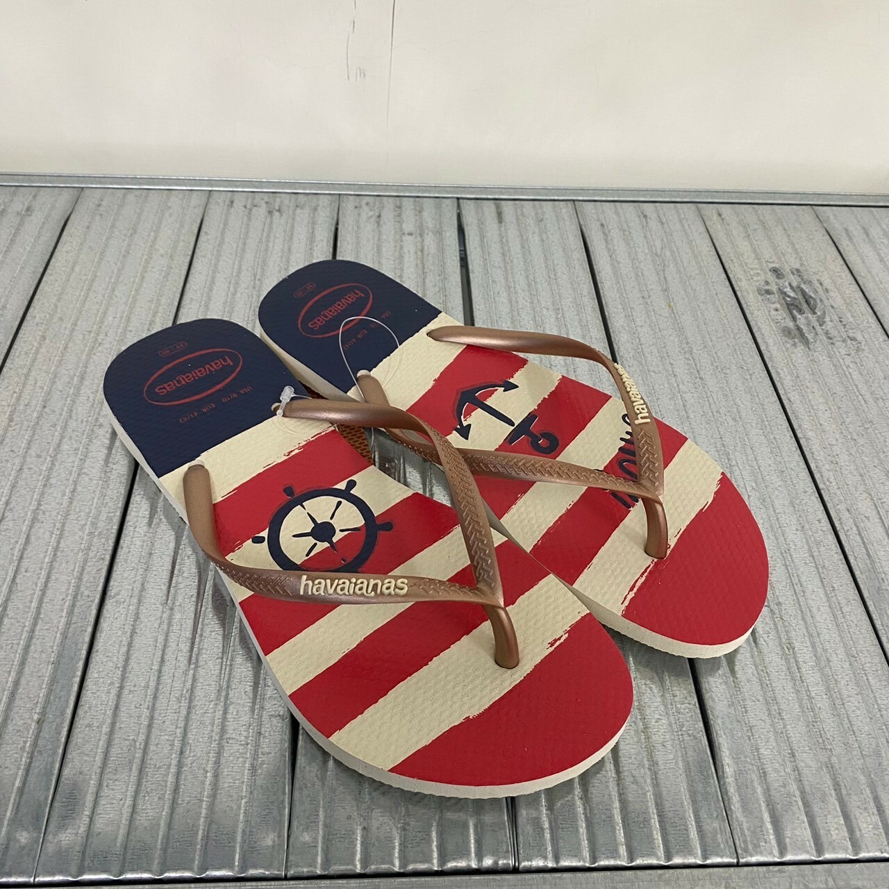 Havaianas 哈瓦仕 拖鞋 夾腳拖 船錨 海洋系列 4137125-8430W