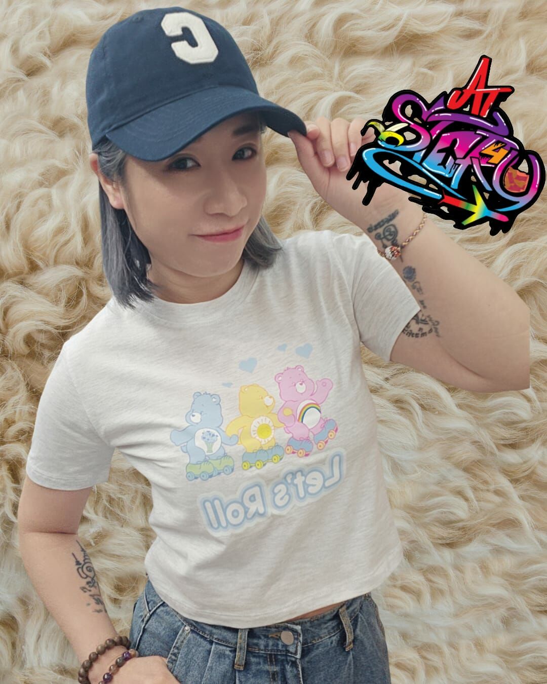 🇰🇷 韓國 CAREBEAR 短身TEE (K5/F983)