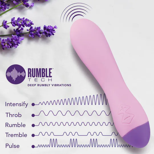 Blush Novelties - Wellness: 柔軟強力G點震動棒