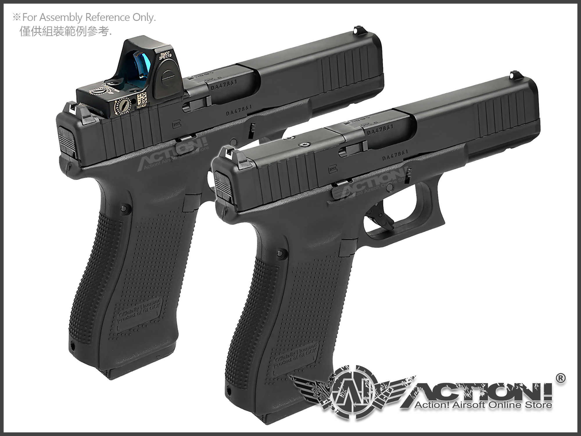 GHK/Umarex - G17 /GLOCK 17 Gen5 MOS AIRSOFT GBB Pistol