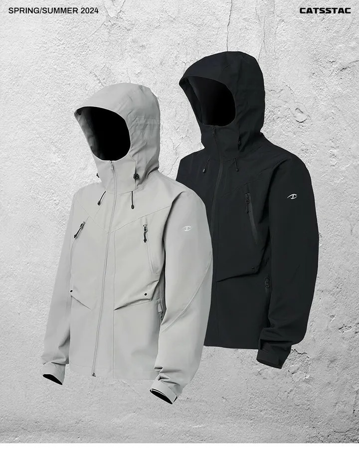 CATSSTAC 24SS 風語者全壓膠機能連帽衝鋒衣