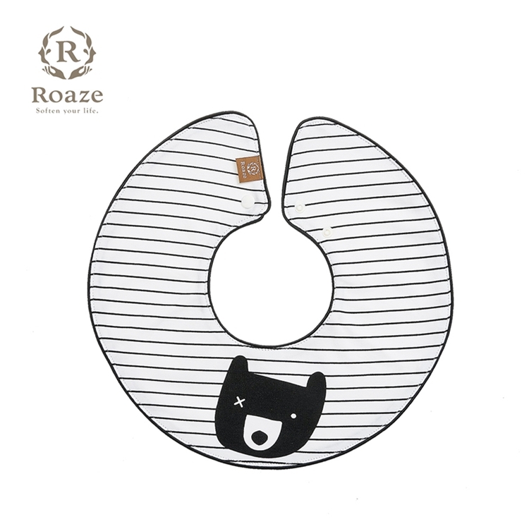 【Roaze】柔仕典雅圍兜 俏皮黑熊