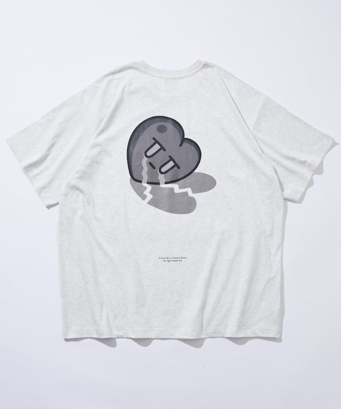2024SS FREAK'S STORE KURT WU 吳承輝 背面 哭哭 眼淚 愛心 插畫家 2色 現貨