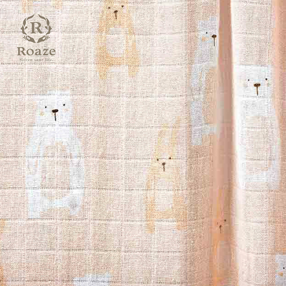 【Roaze 柔仕】 棉柔紗布包巾毯 粉嫩白熊