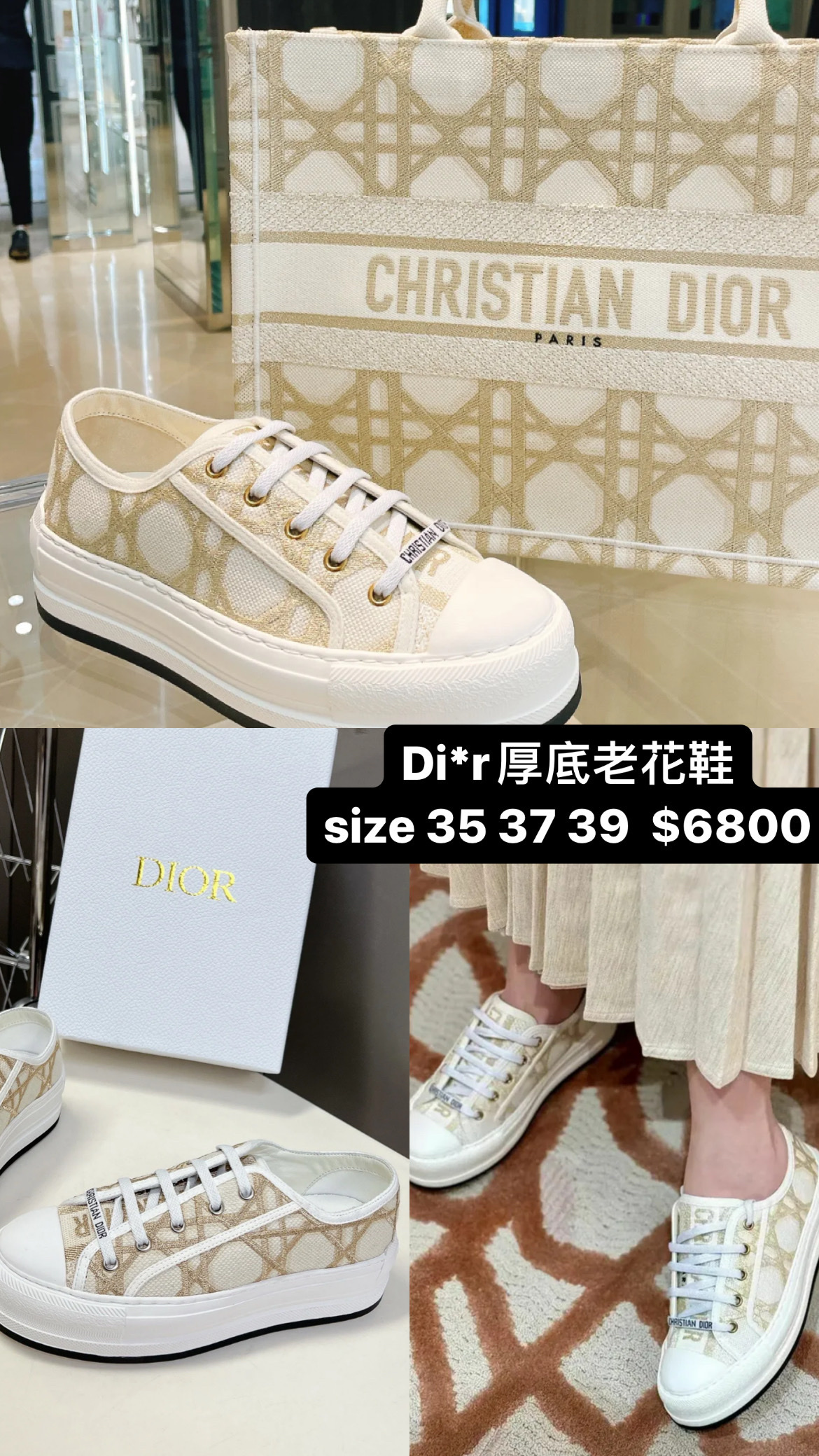 Dior 老花鞋 -M