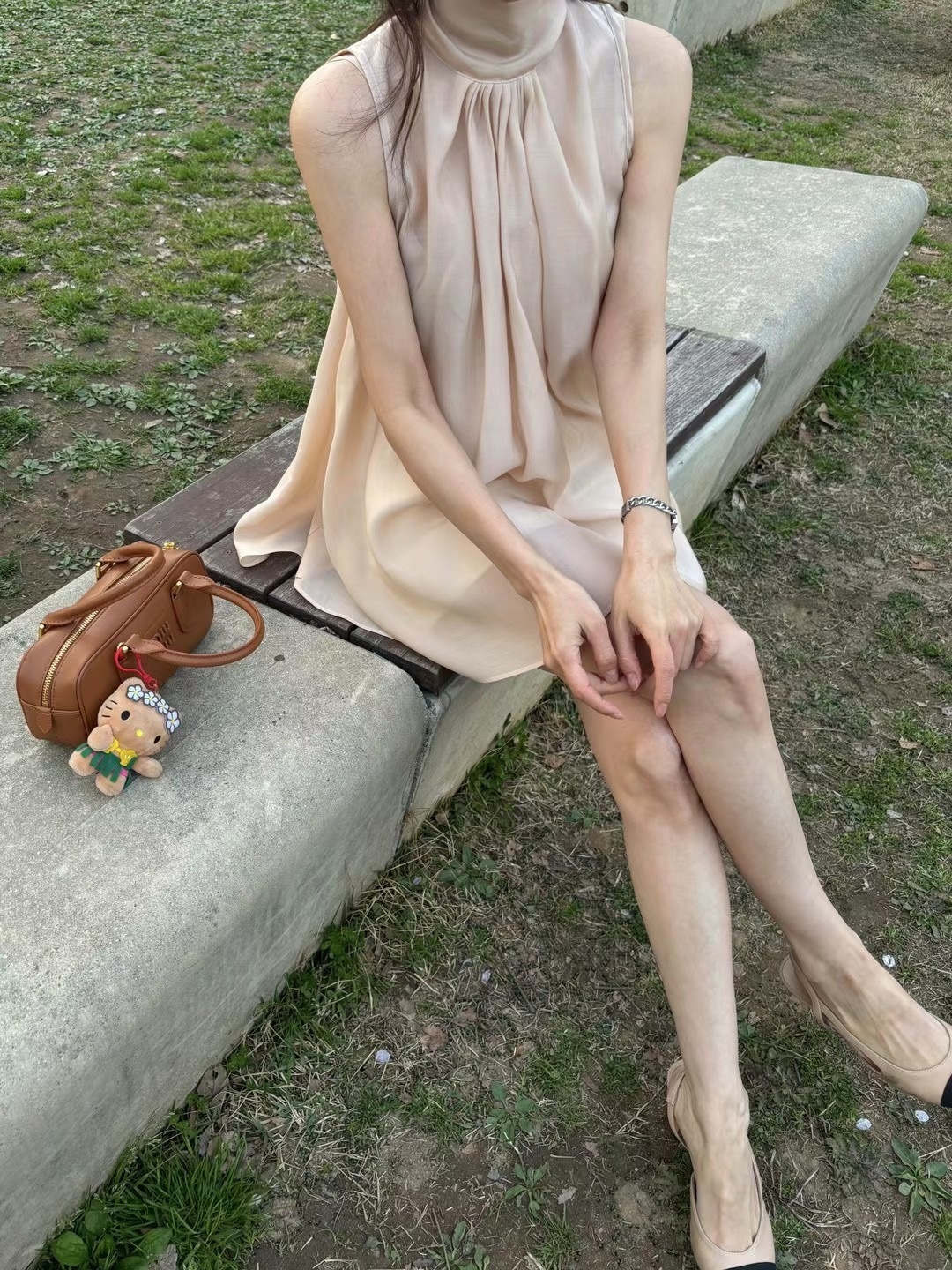 ♥︎氣質後綁帶Ribbon silky blouse