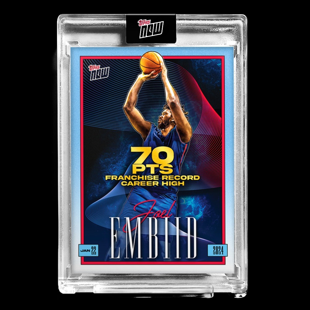 NBA球員卡 Joel Embiid - 2023-24 TOPPS NOW® Basketball Card JE-1 - PR: 8971