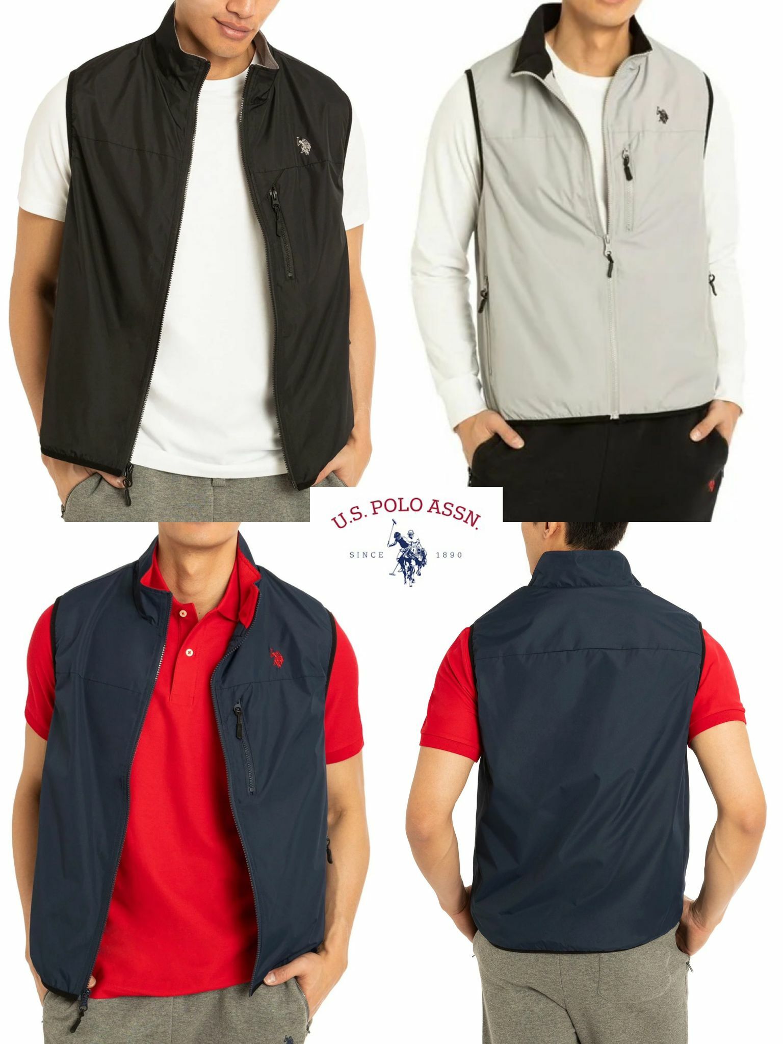 【預購】U.S. Polo Assn F051502 男裝背心外套