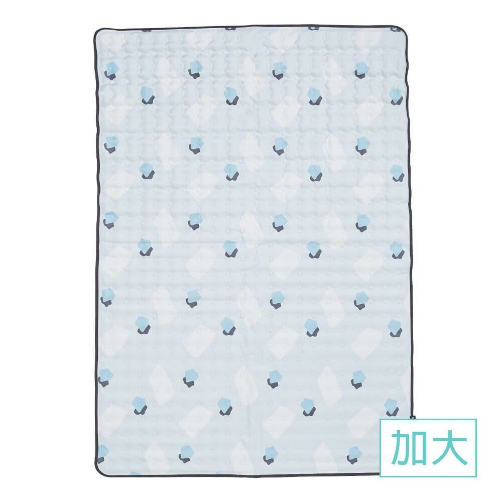lolbaby韓國 Hi Jell-O涼感蒟蒻床墊加大(防水隔尿款)｜水湖塗鴉
