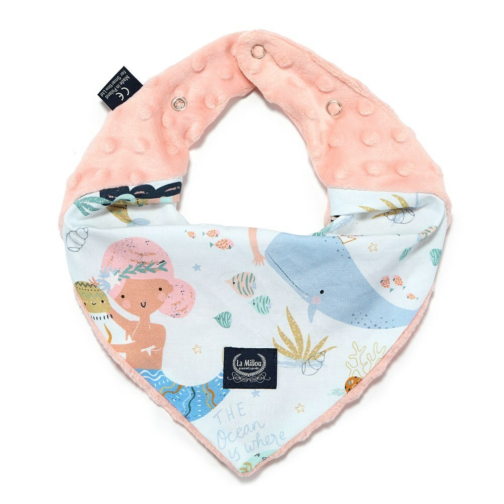 La Millou波蘭 豆豆圍兜領巾｜小美人魚II｜粉嫩氣質膚