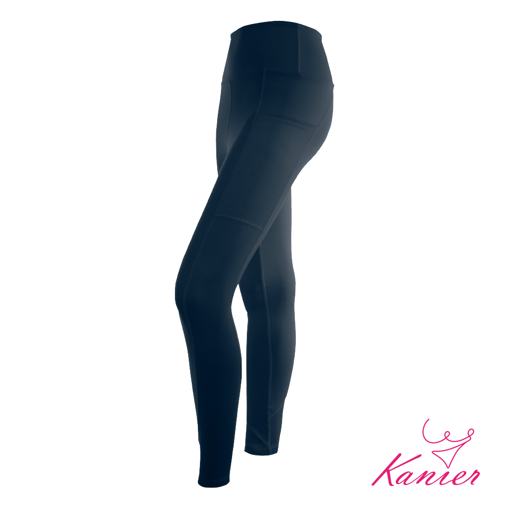 【Kanier卡妮兒】梯式穩定雙口袋壓力長褲【1217 沉穩藍 M / L / XL / XXL(Q)】