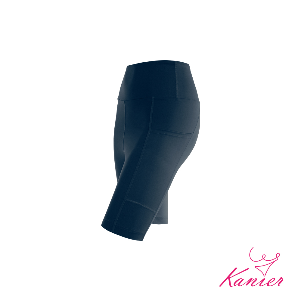 【Kanier卡妮兒】高核心支撐壓力短褲【1218 沉穩藍 M / L / XL / XXL(Q)】