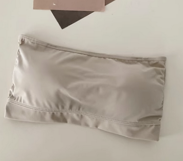 爆款冰絲無痕裹胸胸圍(膚色排口款）（尺碼:均碼)