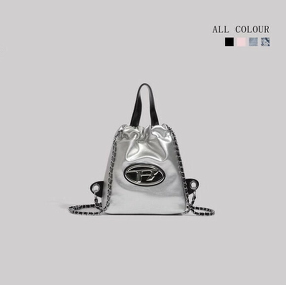 Hot selling multifunctional backpack chain shoulder crossbody small bag [black] [size: 26cm*6cm*26cm]