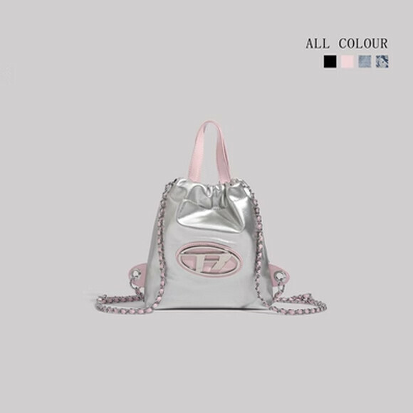 Hot selling multifunctional backpack chain shoulder crossbody small bag [pink] [size: 26cm*6cm*26cm]