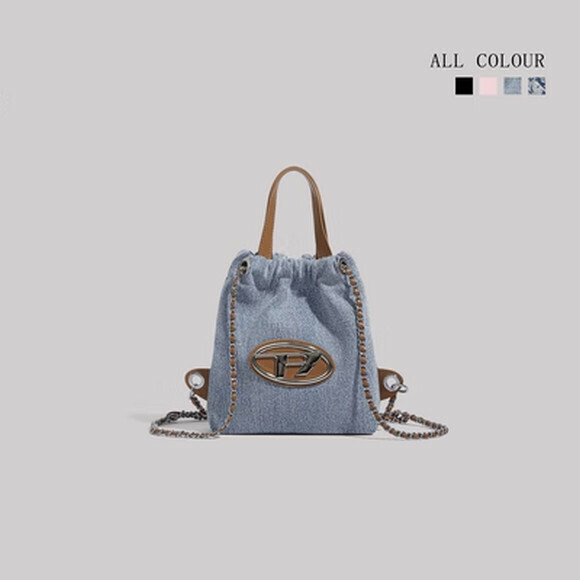Hot selling multifunctional backpack chain shoulder crossbody small bag [blue] [size: 26cm*6cm*26cm]