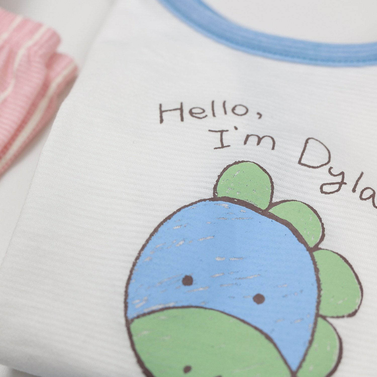 LILLE HAVEN韓國xMilo&Gabby美國 聯名款系列短袖內睡衣套裝MG二件入(1.5~6y)｜Dylan恐龍