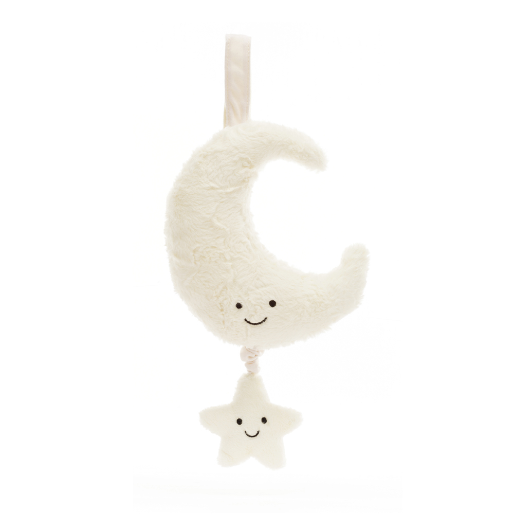 jellycat Amuseable Moon Musical Pull 趣味月亮 音樂鈴