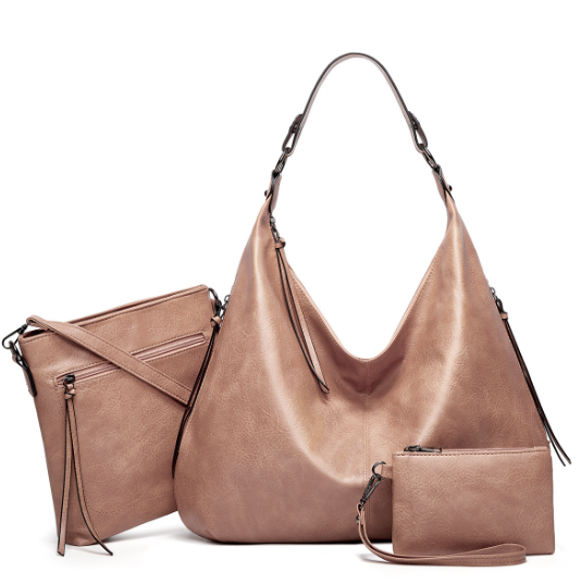 Hot selling three-piece mother bag set (pink)