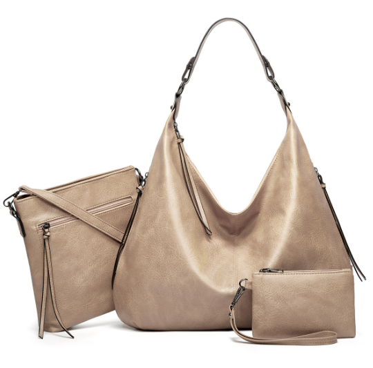 Hot selling three-piece mother bag set (grey)