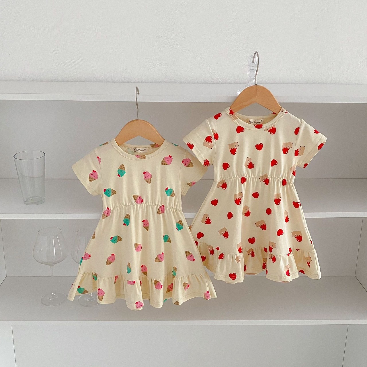 愛心熊/冰淇淋洋裝