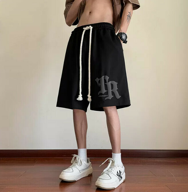 熱推休閒短褲（黑色M-5XL）（下單后聯繫客服確認發貨尺碼）