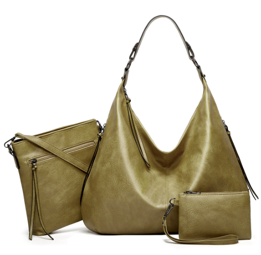 Hot selling three-piece mother bag set (green)