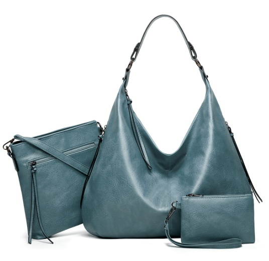 Hot selling three-piece mother bag set (blue)