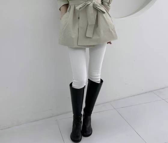 修身牛仔白褲 |現貨商品