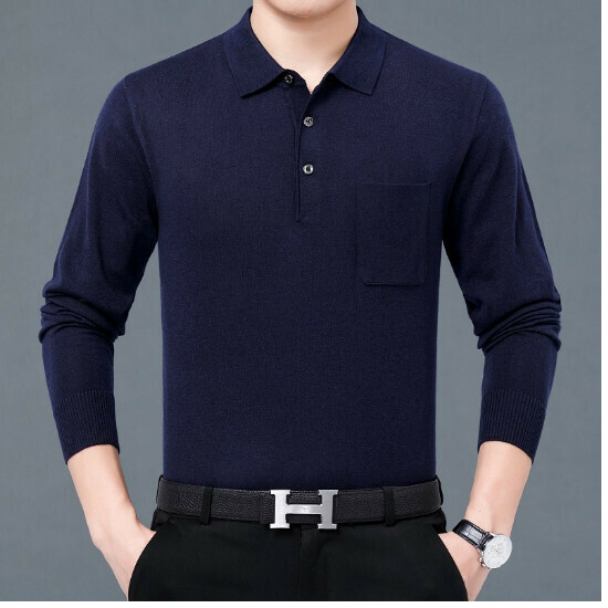 激抵長袖針織衫【8820款上青真口袋】尺碼【M-4XL】【下單後聯絡客服確認發貨尺碼】