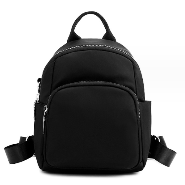 Hot selling women's simple casual large-capacity small backpack (black length 24cm*width 10cm*height 28.5cm*))
