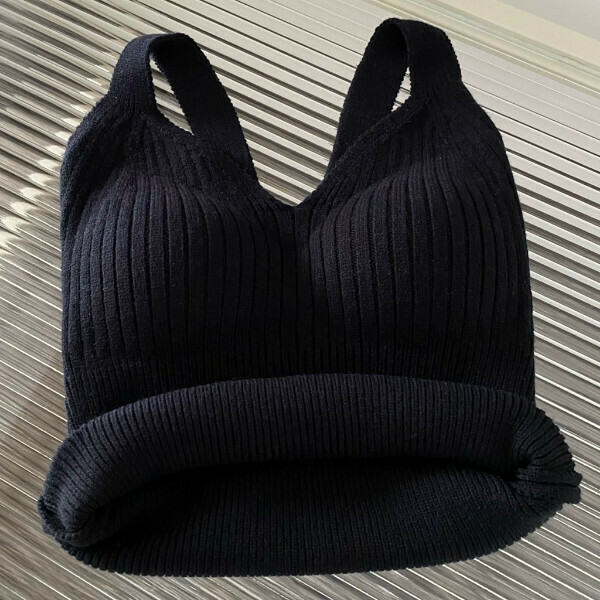 Hot selling velvet thickened camisole (one size fits all) (black)