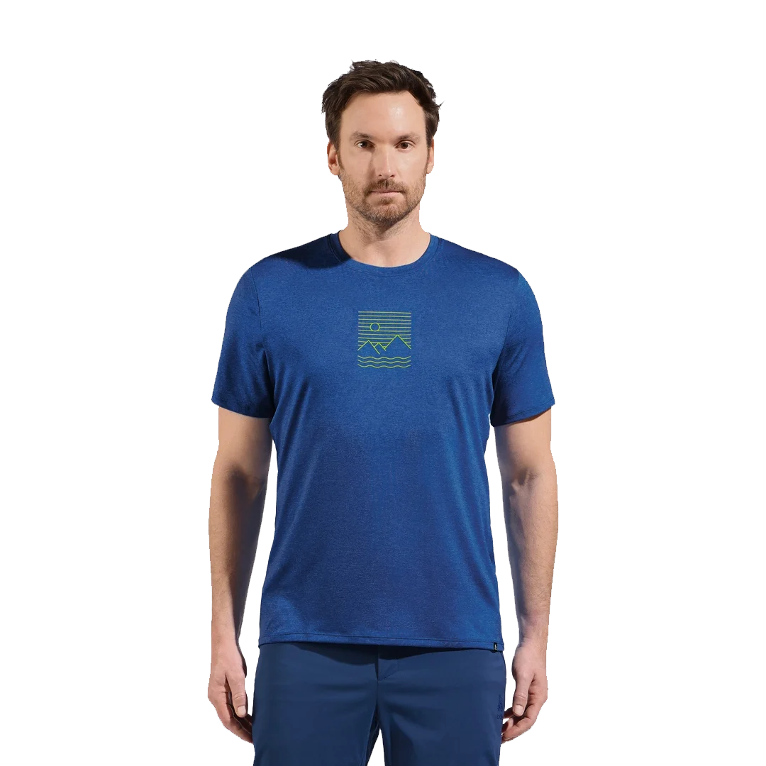 ODLO 瑞士 吸濕排汗短袖T-SHIRT 男款 (2色) 圓領/T恤/休閒/日常 10OD554272