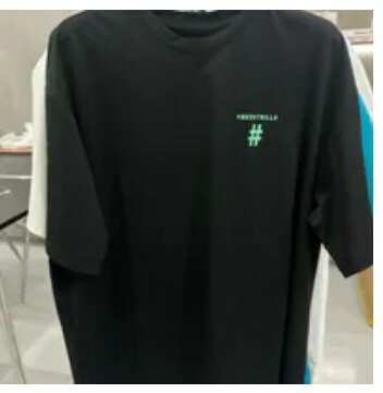 [S] BEENTRILL SUMMER NEW TECH COOL DRY OVERFIT SHORT SLEEVE T-SHIRT,BLACK, BA242TS016-BK (SBT132)