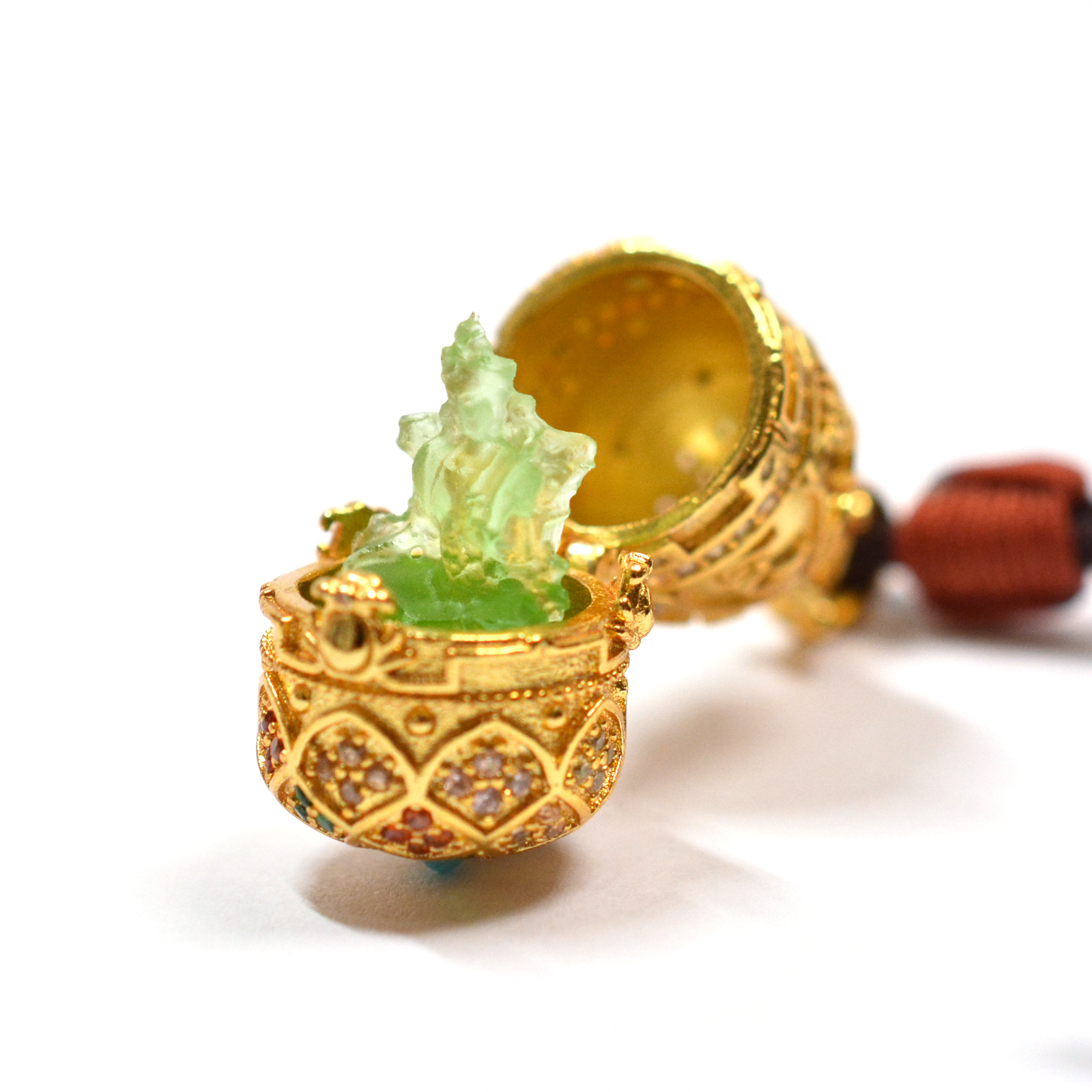 迷你琉璃佛吊咀 (頸鍊)