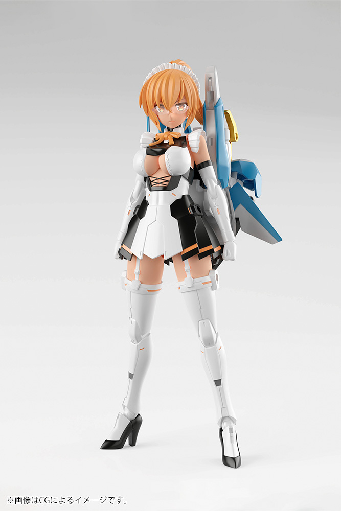 CROSS FRAME GIRL 勇者王 我王戰牙 組裝模型(全高 約185mm)