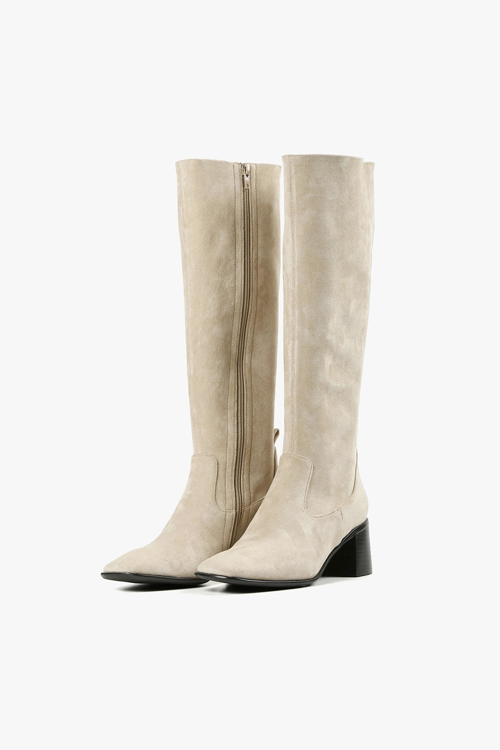 Jerem-KH 絨面中跟膝下長靴