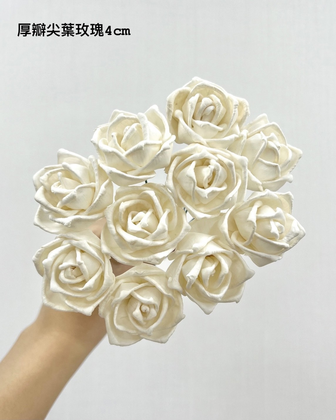 泰國索拉花 厚瓣尖葉玫瑰 4CM <十支一把> (高品質)