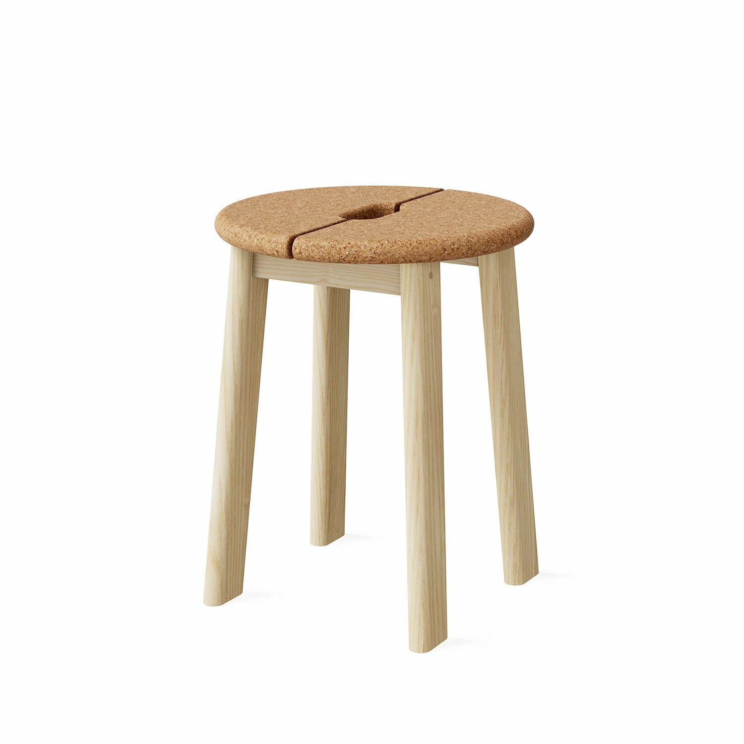 BRAVO Stool - 軟木椅座 - 原木