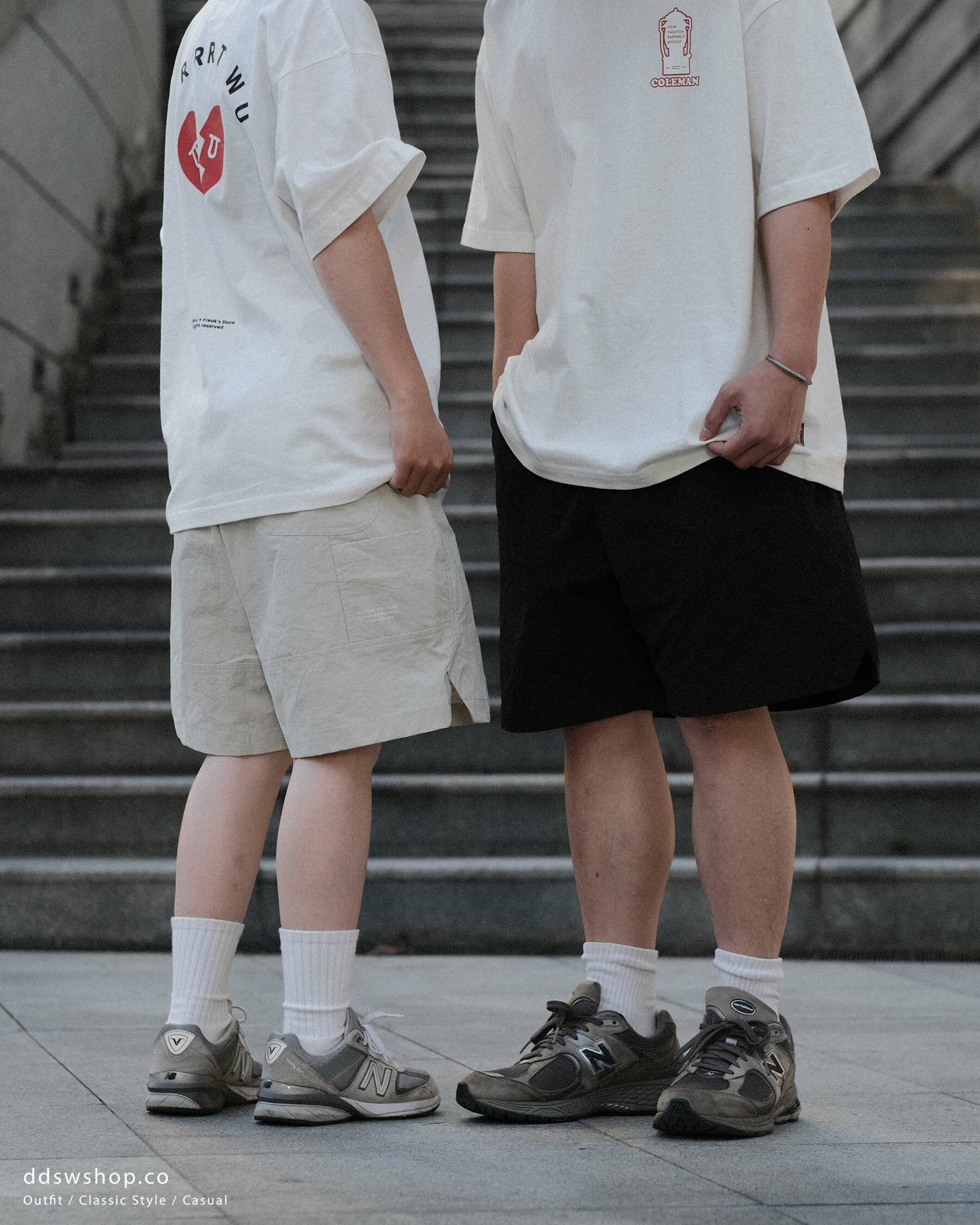 D.CLOSET 防潑水畫家短褲 FDD-417190