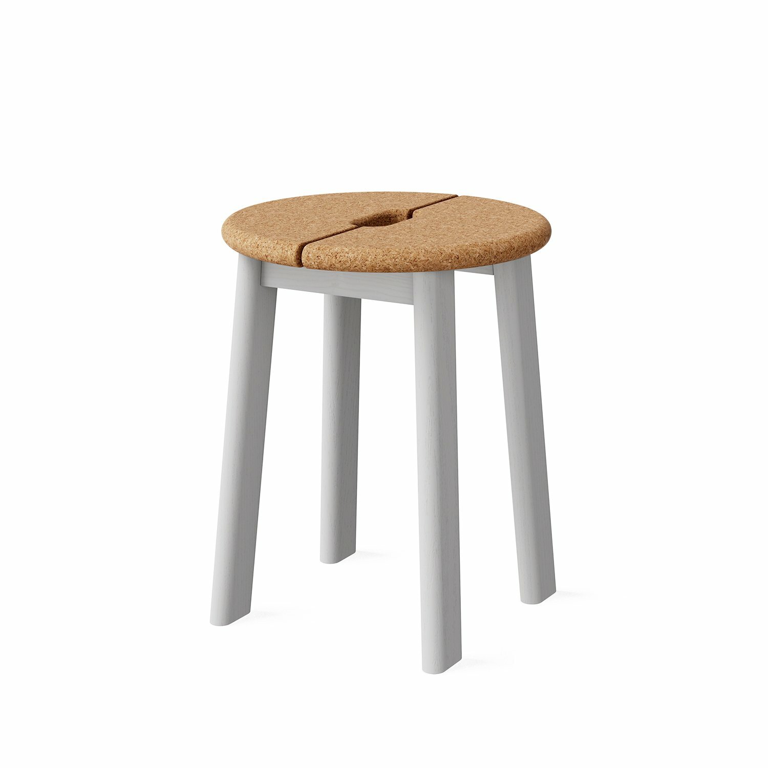 BRAVO Stool - 軟木椅座 - 灰