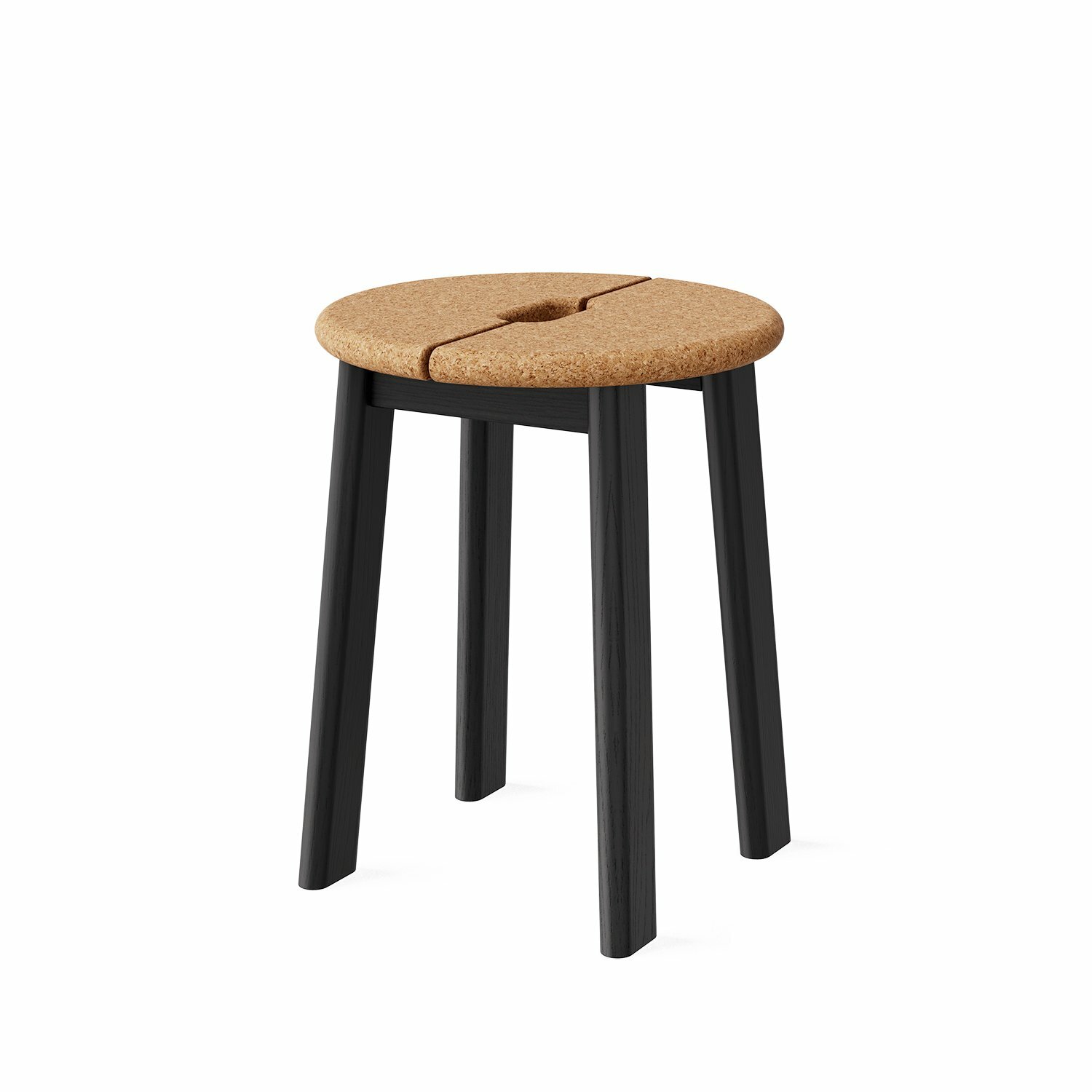 BRAVO Stool - 軟木椅座 - 黑