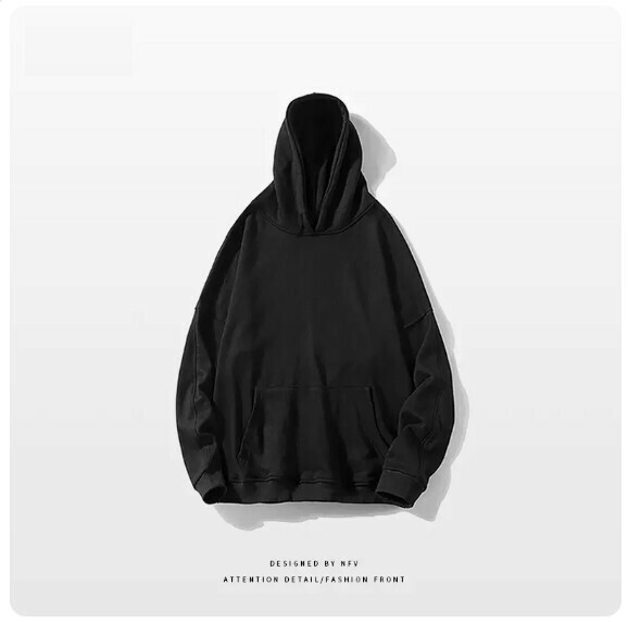 爆款圓領衛衣【M-3XL】【黑色-薄款】(下單後聯絡客服確認發貨尺碼) 