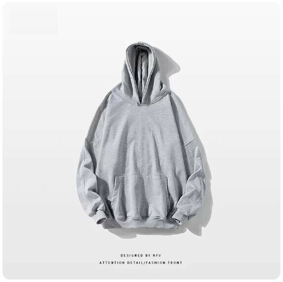 爆款圓領衛衣【M-3XL】【淺灰色-薄款】(下單後聯絡客服確認發貨尺碼) 