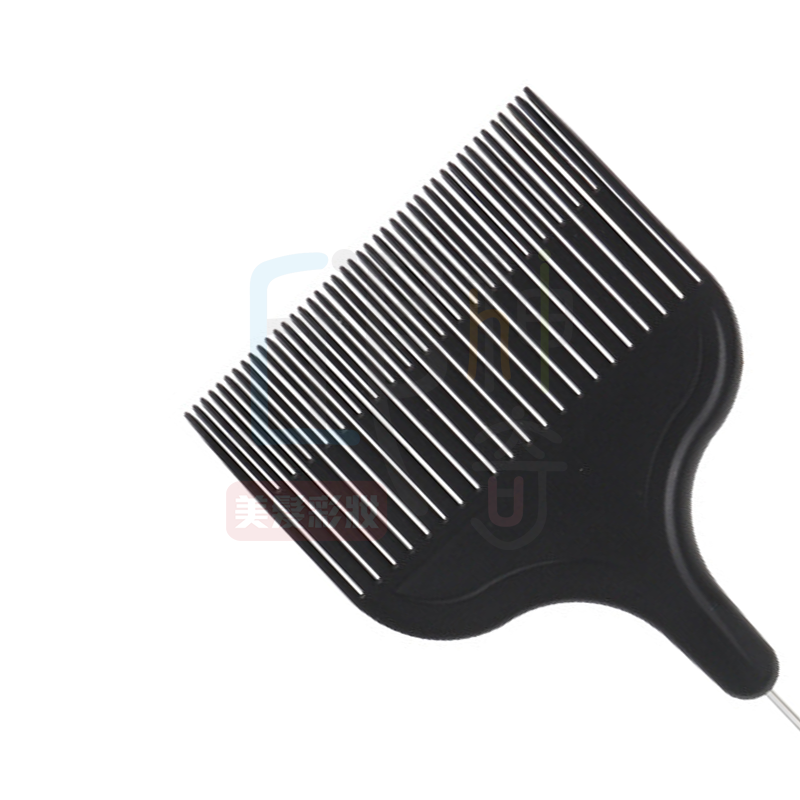 平面寬挑染鐵尾梳