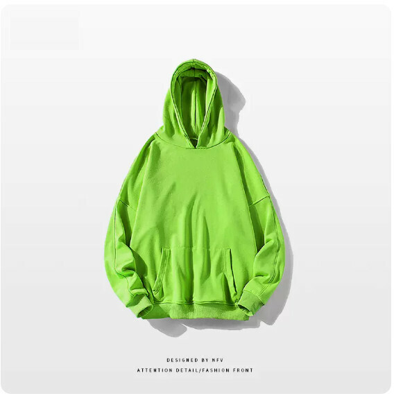 爆款圓領衛衣【M-3XL】【螢光綠-薄款】(下單後聯絡客服確認發貨尺碼) 