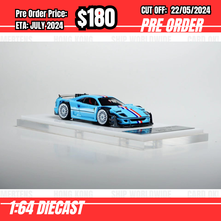 PO-$180 * Autobots * 1:64 F40 Yasid Blue [OD16/05]