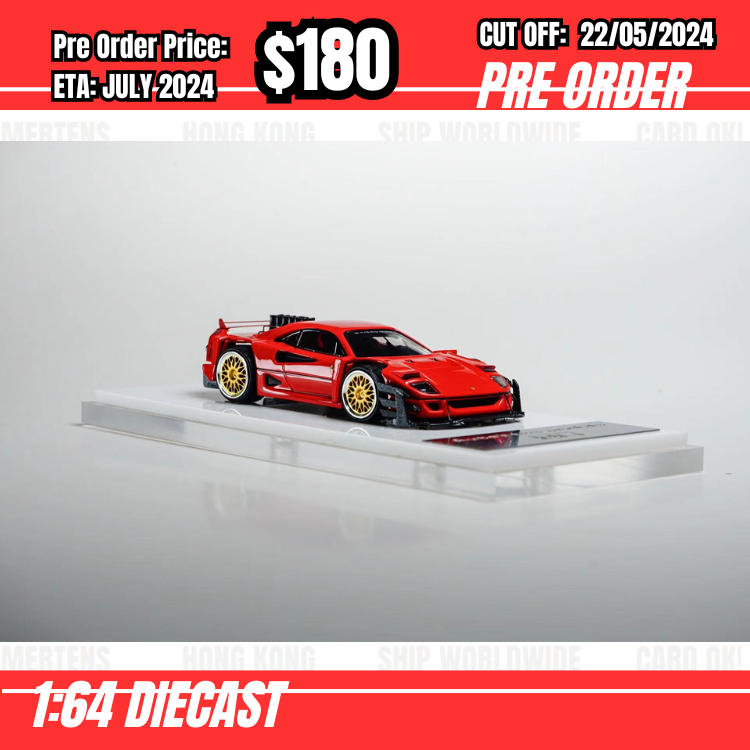 PO-$180 * Autobots * 1:64 F40 Yasid Red [OD16/05]