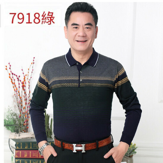 新款長袖針織衫【7918綠】尺碼【165/M-185/3XL】【下單後聯絡客服確認發貨尺碼】