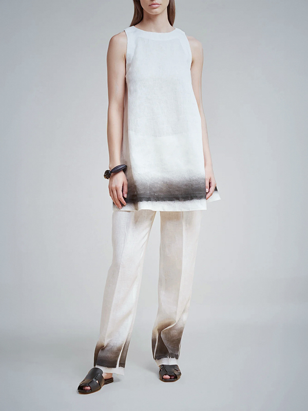 LIVIANA CONTI 褪色暈染長褲
